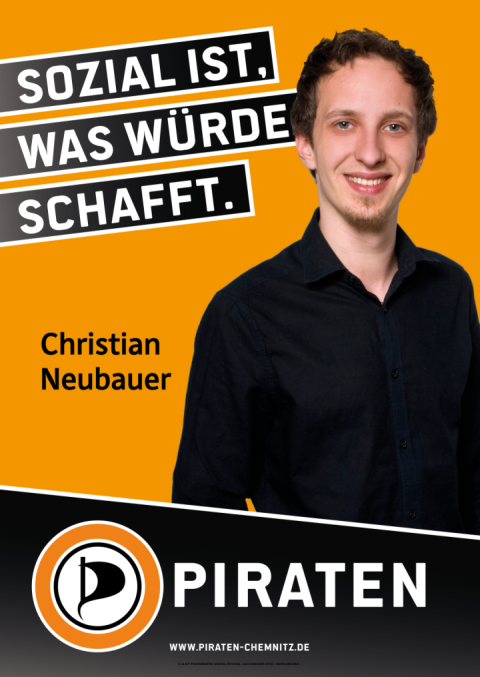 Plakat Christian Neubauer WK6 480