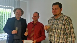 Die neue “Fraktionsgemeinschaft VOSI / PIRATEN“ mit Lars Faßmann, Andreas Wolf und Toni Rotter (v.l.n.r.)